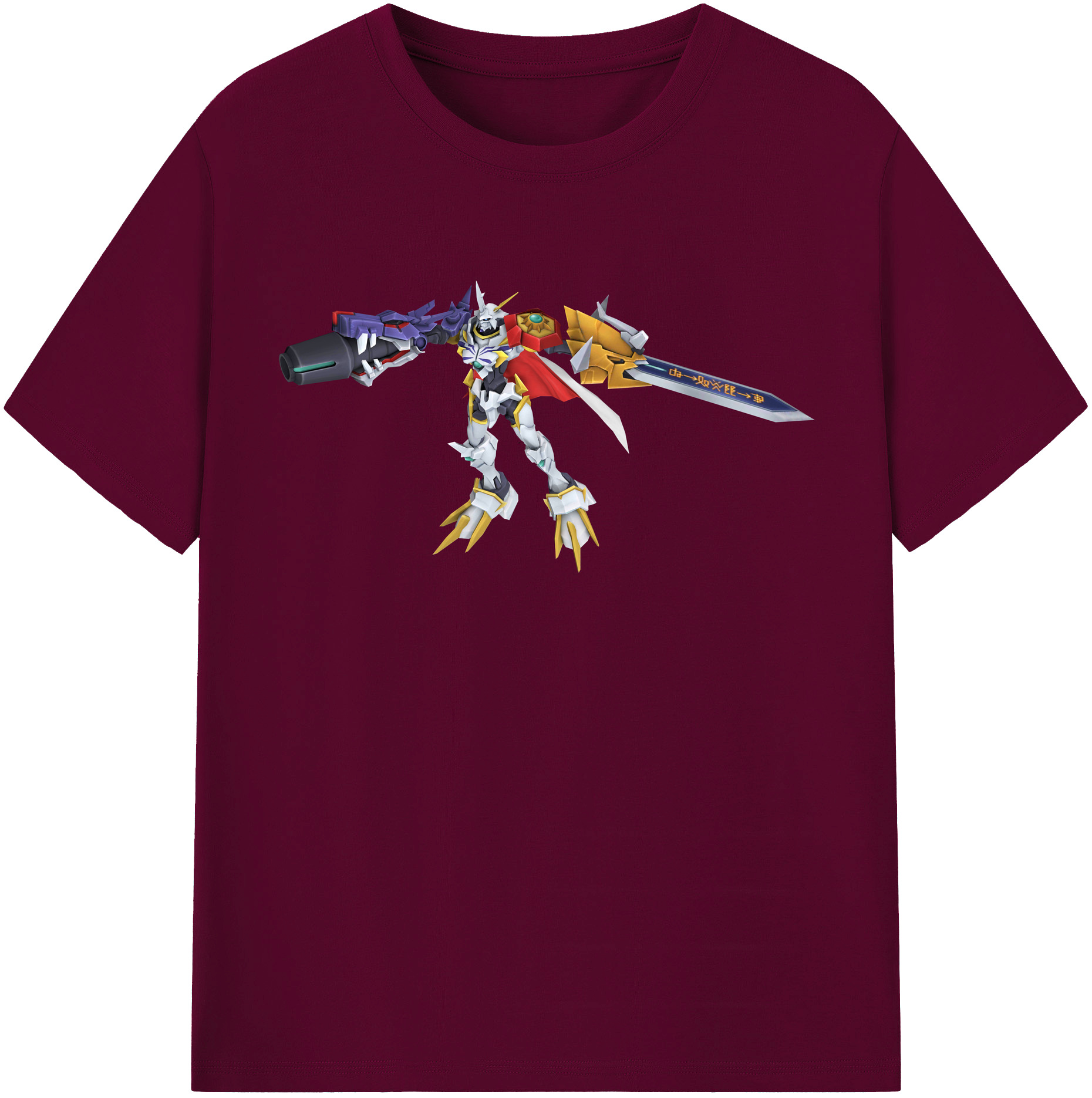 （画像用） Digimon デジタルモンスター/デジモン レディースカジュアルプリントTシャツ（綿100％）